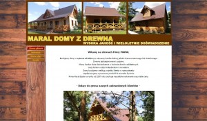 Maral Domy z drewna Budowa strony i realizacja Digital Service