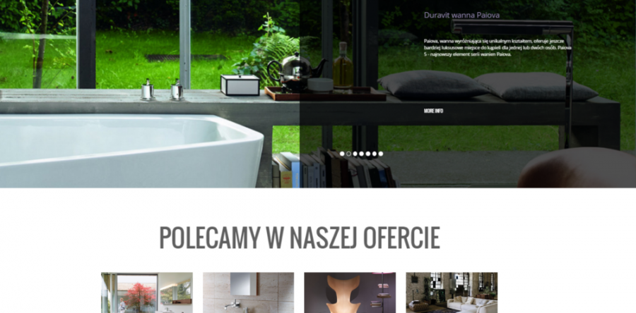 Budowy strony internetowej dla firmy SANART z Gdańska
